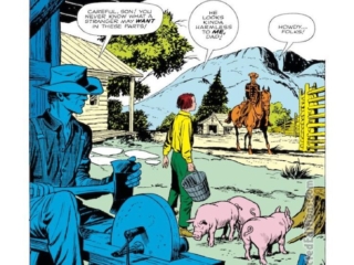 Rawhide Kid #29, &ldquo;The Fallen Hero!&rdquo;, pg. 1; pencils, Jack Kirby; inks, Dick Ayers&rsquo;&rsquo;
