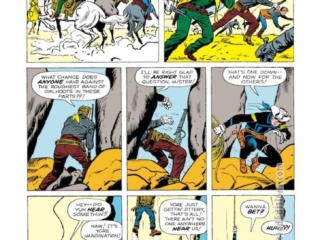 Rawhide Kid #30, &ldquo;Showdown with the Crow Mangum Gang!&rdquo;, pg. 4; pencils, Jack Kirby; inks, Dick Ayers