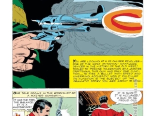 Rawhide Kid #30, &ldquo;This is&mdash;a Gun!&rdquo;, pg. 1; pencils and inks, Don Heck; gunsmith