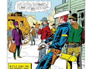 Rawhide Kid #30, &ldquo;When the Kid Went Wild!&rdquo;, pg. 1; pencils, Jack Kirby; inks, Dick Ayers; Western, splash page, Stan Lee