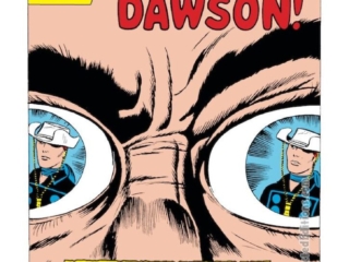 Rawhide Kid #31, &ldquo;Trapped by Dead-Eye Dawson!&rdquo;, pg. 1; pencils, Jack Kirby; inks, Dick Ayers, Stan Lee, splash page, Western
