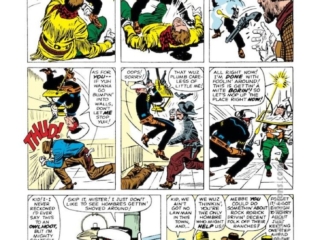 Rawhide Kid #31, &ldquo;Shoot-Out with Rock Rorick!&rdquo;, pg. 3; pencils, Jack Kirby; inks, Dick Ayers