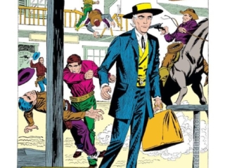 Rawhide Kid #32, &ldquo;The Judge!&rdquo;, pg. 1; pencils and inks, Al Hartley; Harper Bates, Town of Tornado