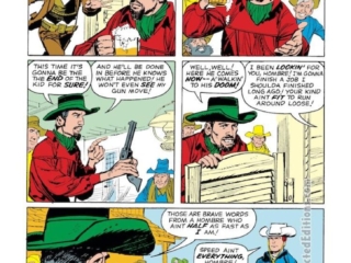 Rawhide Kid #34, &ldquo;The Deadly Draw of Mister Lightning!!&rdquo;, pg. 8; pencils and inks, Jack Davis; shootout