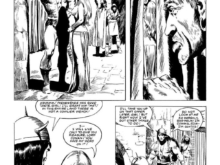 Savage Sword of Conan #61, &ldquo;The Wizard Fiend of Zingara!&rdquo;, pg. 8; pencils and inks, John Buscema; Conan the Barbarian, Nefertali, Phehemenes, Bar-Helm