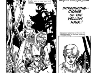 Savage Sword of Conan #63, Chane in &ldquo;Andrax the Last&rdquo;, pg. 49; pencils and inks, Gil Kane; Chane of the Yellow Hair