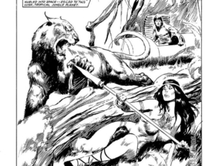Savage Sword of Conan #66, Bront in &ldquo;Part Two&rdquo;, pg. 51; pencils and inks, John Buscema; backup story, Soreana