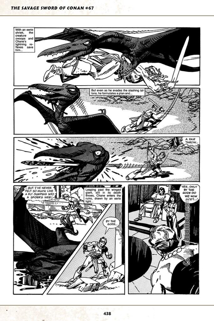Savage Sword of Conan #67, Chane in “Deliverance”, pg. 5; pencils and inks, Gil Kane; backup story feature