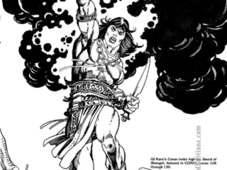 Savage Sword of Conan #71, frontispiece; pencils and inks, Gil Kane