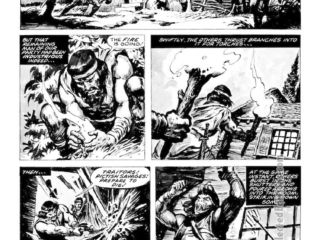 Savage Sword of Conan #76. &ldquo;Demons of Ghost Swamp&rdquo;, pg. 4; pencils and inks, Ernie Chan, Picts