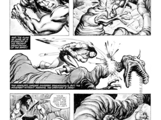 Savage Sword of Conan #76. &ldquo;Dominion of the Bat!&rdquo;, pg. 36; pencils, John Buscema; inks, Alfredo Alcala, Joe Chiodo, Ricardo Villamonte