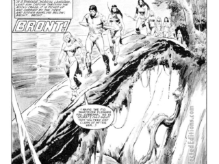Savage Sword of Conan #79. Bront in &ldquo;In the Halls of Shilme&rdquo;, pg. 1; pencils and inks, John Buscema; first appearance, Bruce Jones, splash page