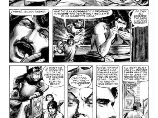 Savage Sword of Conan #82. &ldquo;Swamp Gas&rdquo;, pg. 6; pencils and inks, Joe Chiodo; King Mushkan, Westwood Dragon, Kodom