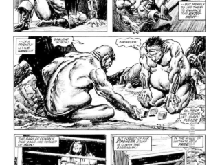 Savage Sword of Conan #83. &ldquo;The Demon in the Dark! Part II&rdquo;, pg. 19; pencils and inks, Alfredo Alcala