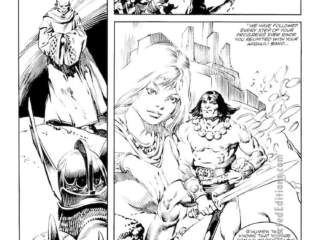 Savage Sword of Conan #85. &ldquo;Daughter of the God-King, Part I&rdquo;, pg. 36; pencils, Gil Kane; inks, Danny Bulanadi, Nestor Redondo