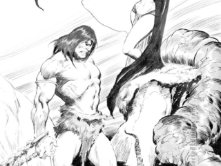 Savage Sword of Conan #87, frontispiece; pencils and inks, John Buscema