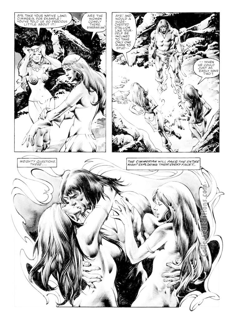 Savage Sword of Conan #88. “Isle of the Hunter”, pg. 18; pencils, John Buscema; inks, Rudy Nebres