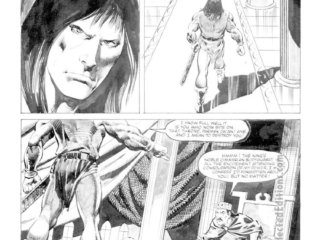 Savage Sword of Conan #94. &ldquo;Death Dwarves of Stygia&rdquo;, pg. 35; pencils and inks, Val Mayerik; Parmek Da&rsquo;an