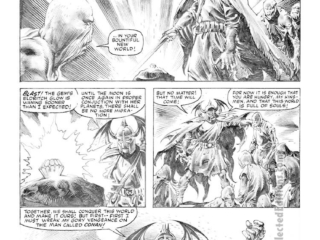 Savage Sword of Conan #96. &ldquo;The Ape-Bat of Marmet Tarn&rdquo;, pg. 22; pencils, John Buscema; inks, Rudy Nebres
