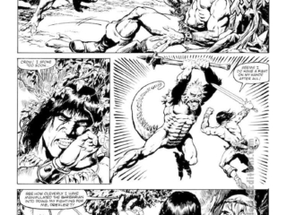 Savage Sword of Conan #98. &ldquo;The Lady of the Tower!&rdquo;, pg. 3; pencils and inks, Gary Kwapisz; Lord Julian