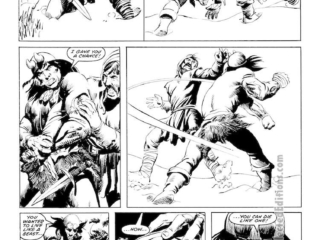 Savage Sword of Conan #105. &ldquo;The Mill&rdquo;, pg. 18; pencils, Gary Kwapisz; inks, Bob Camp