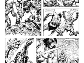 Savage Sword of Conan #116. &ldquo;Lords of the Falcon&rdquo;, pg. 31; pencils and inks, Ernie Chan