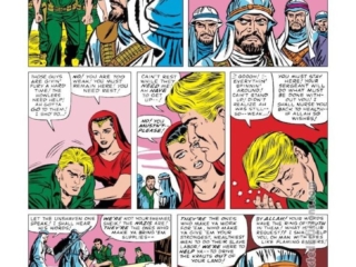 Sgt. Fury and His Howling Commandos #16, pg. 13; pencils, Dick Ayers; inks, Frank Giacoia; North Africa, Arabs, Nick Fury, World War II, Rebel Ralston