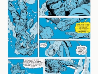 Sgt. Fury and His Howling Commandos #18, pg. 16; pencils, Dick Ayers; inks, Chic Stone; Nick Fury, underwater fight, Nazis, ring