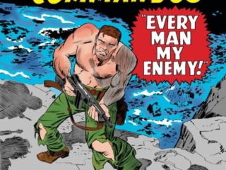 Sgt. Fury and His Howling Commandos #25 cover; pencils, Jack Kirby; inks, John Tartaglione, Nick Fury