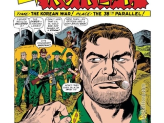 Sgt. Fury and His Howling Commandos Annual #1, pg. 1; pencils, Dick Ayers; inks, Frank Giacoia; Commission in Korea, Korean War, Nick Fury, Dum Dum Dugan