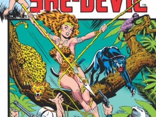 Shanna the She-Devil #1 cover; pencils and inks, Jim Steranko; Jungle Queen/Jungle Action/good girl art