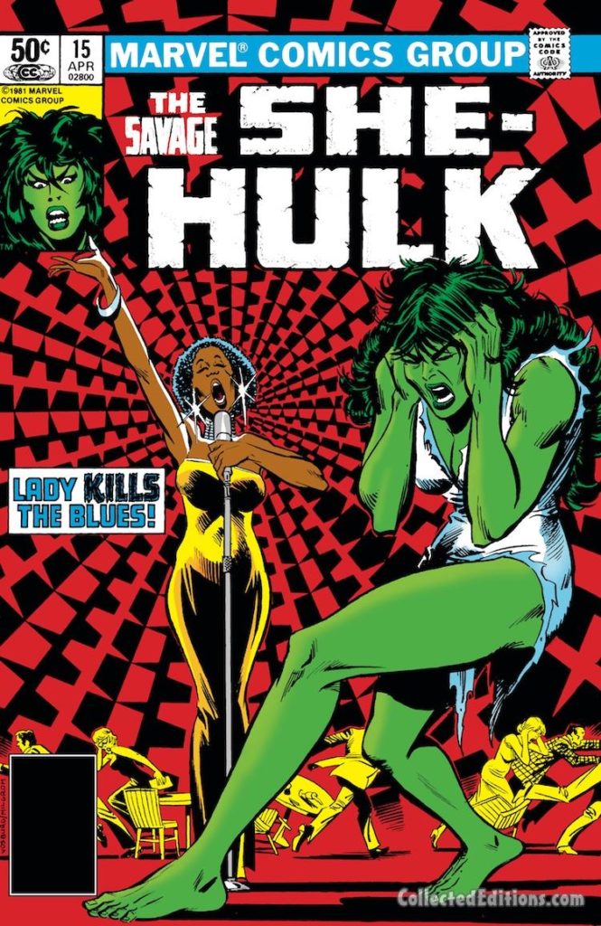 Savage She-Hulk #15 cover; pencils, Mike Vosburg;