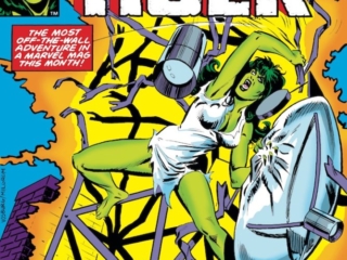 Savage She-Hulk #16 cover; pencils, Mike Vosburg;