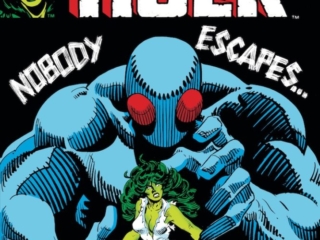 Savage She-Hulk #15 cover; pencils and inks, Al Milgrom; The Seeker