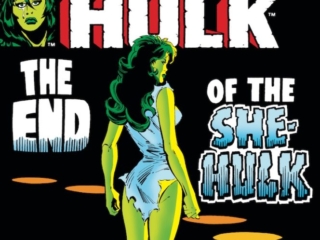 Savage She-Hulk #25 cover; pencils, Mike Vosburg; inks, Terry Austin; last issue
