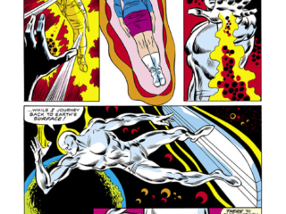 Silver Surfer #2, pg. 23; pencils, John Buscema; inks, Joe Sinnott Silver Surfer #2, pg. 23; pencils, John Buscema; inks, Joe Sinnott