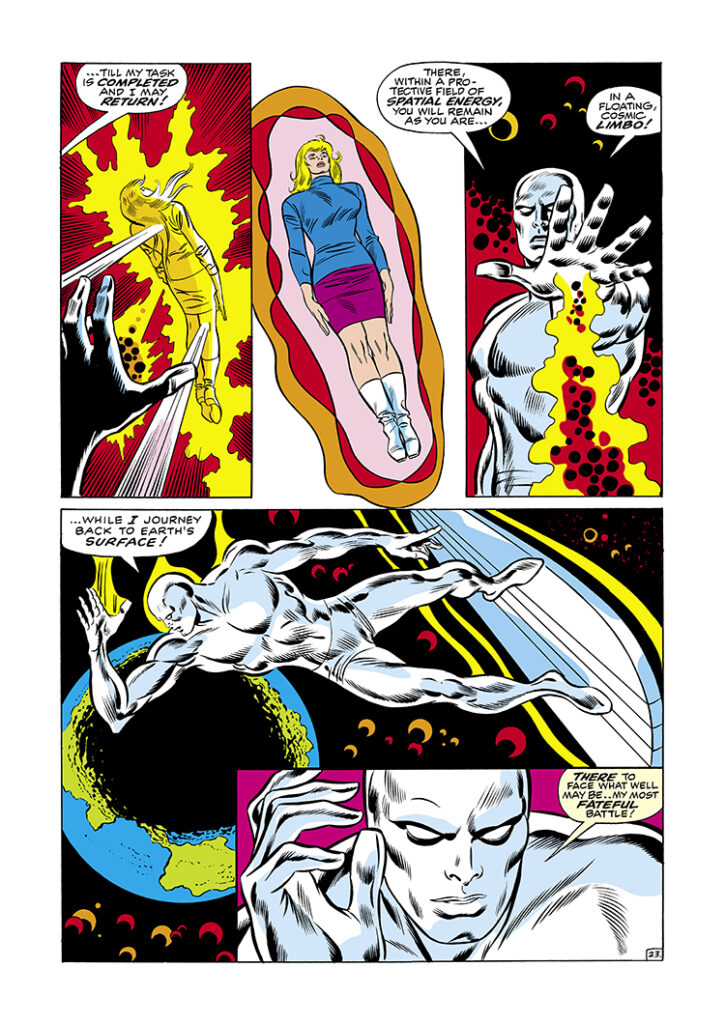 Silver Surfer #2, pg. 23; pencils, John Buscema; inks, Joe Sinnott