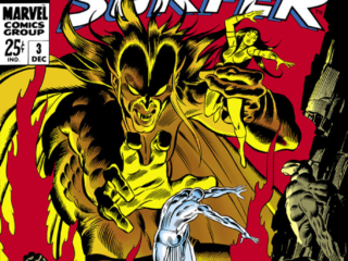 Silver Surfer #3 cover; pencils, John Buscema; inks, Joe Sinnott Silver Surfer #3 cover; pencils, John Buscema; inks, Joe Sinnott, Sky-rider of the Spaceways, the power and the prize, Mephisto