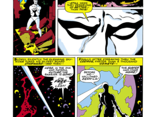 Silver Surfer #6, pg. 9; pencils, John Buscema; inks, Sal Buscema Silver Surfer #6, pg. 9; pencils, John Buscema; inks, Sal Buscema, Zenn-La
