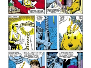 Spectacular Spider-Man #48, pg. 8; pencils, Marie Severin; inks, Bruce Patterson; Peter Parker, Deb Whitman, Debra Whitman