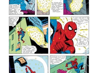 Spectacular Spider-Man #57, pg. 2; layouts, Jim Shooter; pencils and inks, Jim Mooney; Will-O&rsquo;-The-Wisp, Rent-a-Tux