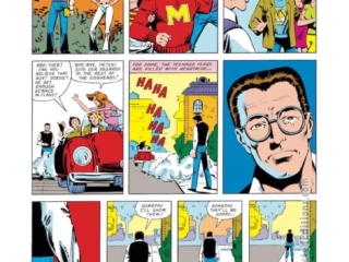 Spectacular Spider-Man #60, pg. 25; layouts, Ed Hannigan; pencils and inks, Jim Mooney; Peter Parker, Flash Thompson, Sally
