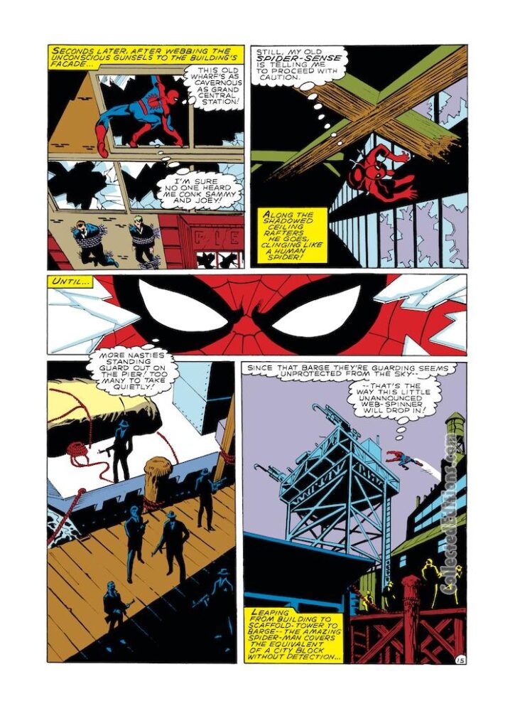 Spectacular Spider-Man #62, pg. 15; layouts, Ed Hannigan; pencils and inks, Jim Mooney