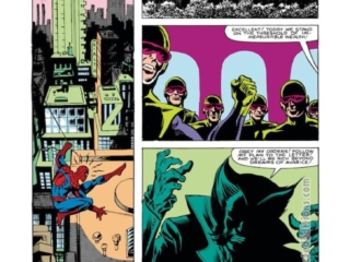Spectacular Spider-Man #73, pg. 4; pencils, Al Milgrom; inks, Jim Mooney; Peter Parker, The Owl, Leyland Owsley