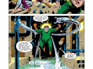 Spectacular Spider-Man #78, pg. 12; pencils, Al Milgrom; inks, Jim Mooney; Peter Parker, Doctor Octopus