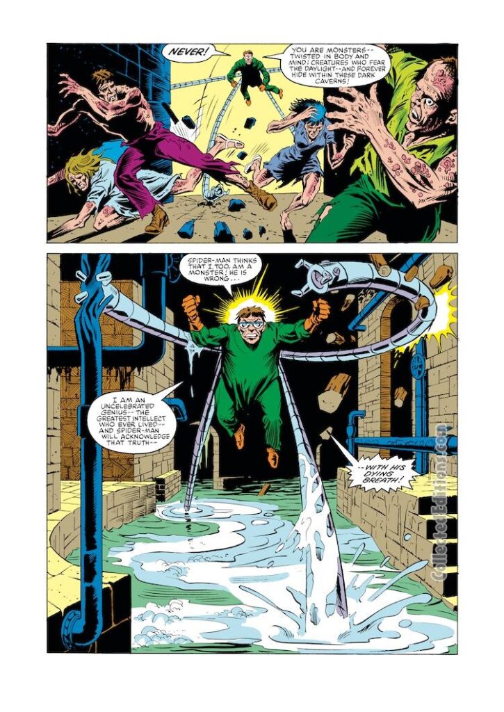 Spectacular Spider-Man #78, pg. 12; pencils, Al Milgrom; inks, Jim Mooney; Peter Parker, Doctor Octopus