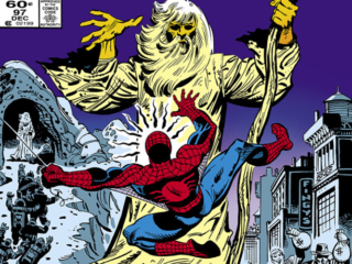 Spectacular Spider-Man #97 cover; pencils and inks, Al Milgrom; Enter: The Hermit, Peter Parker