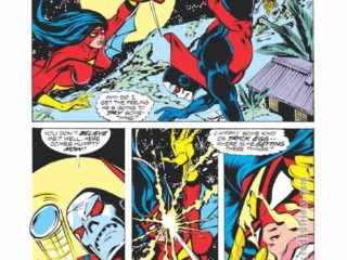 Spider-Woman #11, pg. 10; pencils, Carmine Infantino; inks, Al Gordon, Brothers Grimm