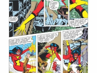 Spider-Woman #26, pg. 2; pencils, Steve Leialoha; inks, Mike Esposito; Clarence Desmond, Norman Desmond