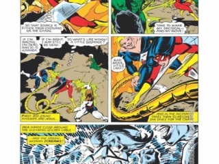 Spider-Woman #34, pg. 18; pencils, Steve Leialoha; inks, Al Milgrom; Hammer, Anvil, Amanda Sheridan